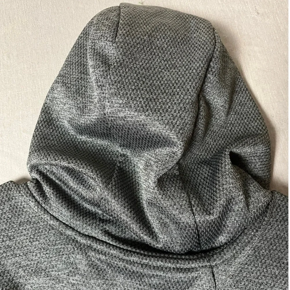 Adidas Hoodie Mens Large Climawarm Gray Full-Zip EUC